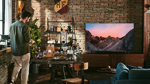 Samsung Crystal UHD 43TU7100 (2020) product in gebruik