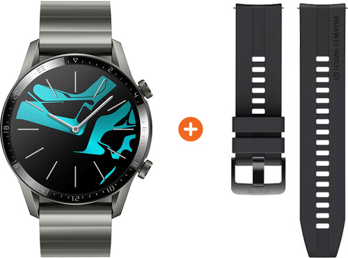 Huawei Watch GT 2 RVS Gray 46mm - Coolblue - Before 23:59, delivered  tomorrow