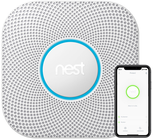 Wijzerplaat Embryo Ontcijferen Google Nest Protect V2 Netstroom - Coolblue - Voor 23.59u, morgen in huis