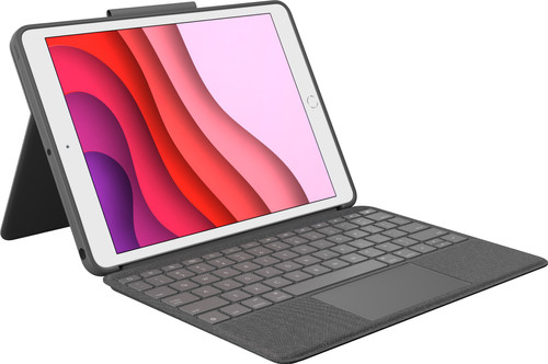 Extreem belangrijk Luipaard loyaliteit Logitech Combo Touch Apple iPad (2021/2020) Toetsenbord Hoes QWERTY -  Coolblue - Voor 23.59u, morgen in huis