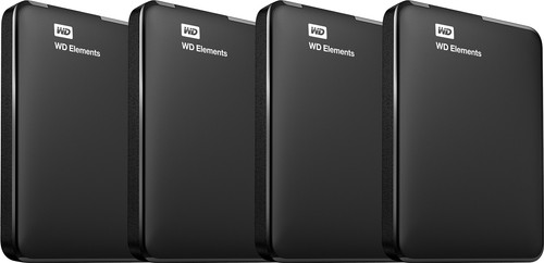 WD Elements Portable 2TB 4-Pack Main Image