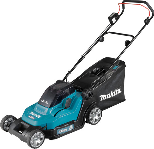 Makita cordless shop lawn mower