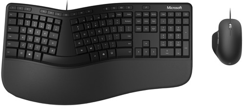 magnifiek Afdeling maak het plat Microsoft Ergonomisch Toetsenbord en Muis QWERTY - Coolblue - Voor 23.59u,  morgen in huis