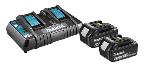 Makita 18V 5.0Ah Battery (2x) + Fast Charger + Mbox Coolblue - Before 23:59, delivered tomorrow