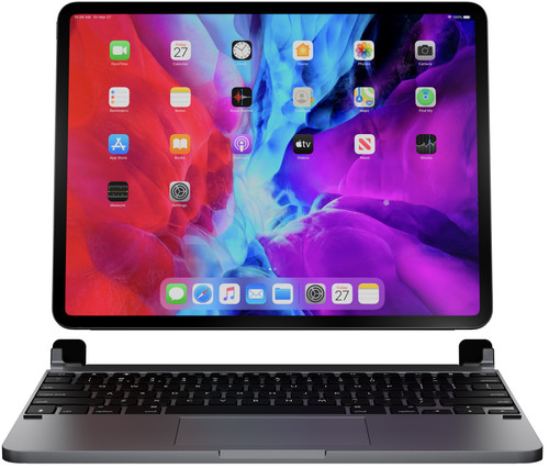 Scherm Slepen Pedagogie Brydge Apple iPad Pro 12,9 inch (2020)/(2018) Toetsenbord Hoes met Touchpad  Space Grey - Coolblue - Voor 23.59u, morgen in huis