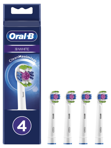 doe alstublieft niet Wie Spruit Oral-B 3D White Opzetborstel 4 Stuks - Coolblue - Voor 23.59u, morgen in  huis