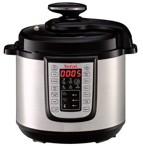 Paradox peddelen Jaarlijks Tefal CY505E All-in-One Slowcooker, Multicooker en Snelkookpan - Coolblue -  Voor 23.59u, morgen in huis