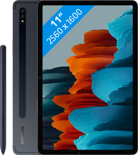 Ga naar beneden sirene park Samsung Galaxy Tab S7 256GB Wifi + 4G Zwart - Coolblue - Voor 23.59u,  morgen in huis