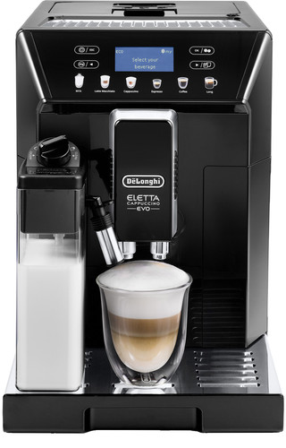 wetenschapper Beoefend neus De'Longhi Eletta Cappuccino ECAM 46.860.B - Coolblue - Voor 23.59u, morgen  in huis