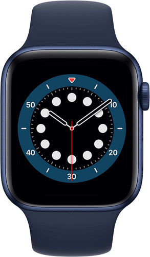 Apple Watch Series 6 44mm Blue Aluminum Deep Navy Sport Band Coolblue Before 23 59 Delivered Tomorrow