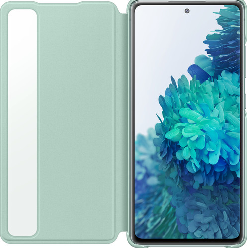 Samsung Galaxy S Fe Clear View Book Case Green Coolblue Before 23 59 Delivered Tomorrow