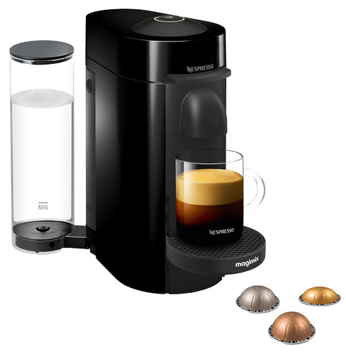 Slijm bevroren onderwijzen Magimix Nespresso Vertuo Plus Black - Coolblue - Before 23:59, delivered  tomorrow