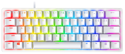 Mount Bank Ik denk dat ik ziek ben Onenigheid Razer Huntsman Mini Gaming Toetsenbord (Optisch Rood) Mercury QWERTY -  Coolblue - Voor 23.59u, morgen in huis