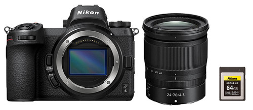 Nikon Z6 + Nikkor Z 24-70mm f/4 S + 64 GB XQD Geheugenkaart Main Image