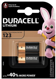 nietig kloof storm Duracell High Power Lithium 123-batterij 3V 2 stuks - Coolblue - Voor  23.59u, morgen in huis