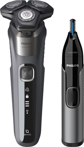 Uitschakelen klein Uitvoerbaar Philips Series 5000 S5587/30 + Neustrimmer - Coolblue - Voor 23.59u, morgen  in huis