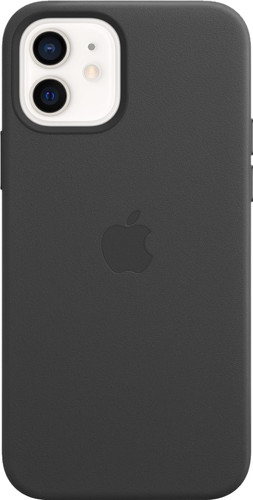 opleggen solide Zichtbaar Apple iPhone 12 en 12 Pro Back Cover met MagSafe Leer Zwart - Coolblue -  Voor 23.59u, morgen in huis