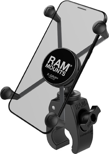 Verlichting een andere driehoek RAM Mounts Tough-Claw Telefoonhouder Motor Stuur Groot - Coolblue - Voor  23.59u, morgen in huis