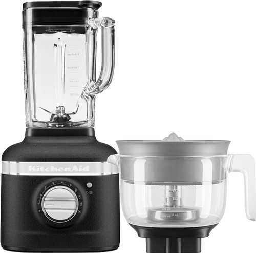 KitchenAid Artisan K400 5KSB4026EBK Volcano Black + Citrus Press Attachment Main Image