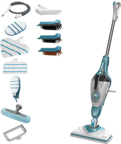 BLACK DECKER 13 in 1 Steam mop with SteaMitt Coolblue Before