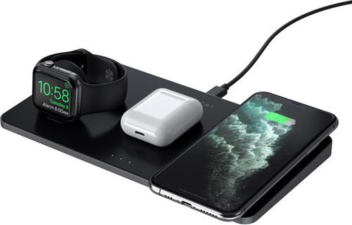 Satechi Trio Wireless Charger 7.5W with Apple Watch Charger - Coolblue - 23:59, tomorrow