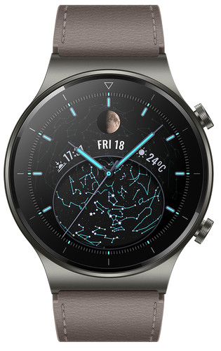 Huawei Watch GT 2 Pro Grijs/Bruin 46mm - Coolblue - Voor 23.59u, morgen in  huis