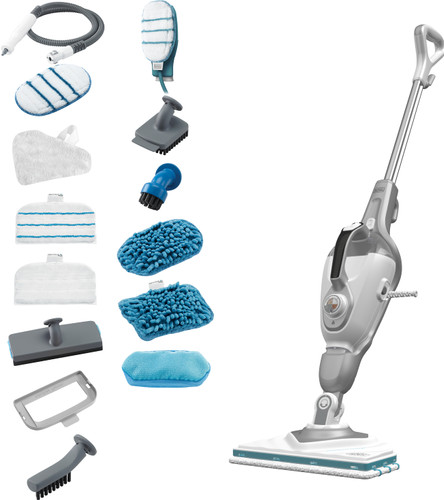 Zeldzaamheid Stuwkracht Albany BLACK+DECKER 1600W Steam-mop 15 accessoires - Coolblue - Voor 23.59u,  morgen in huis