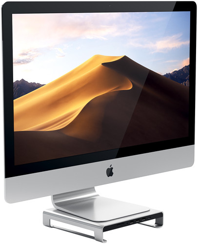 Aanpassing Ophef schuifelen Satechi Aluminum iMac Monitor Standaard Hub Zilver - Coolblue - Voor  23.59u, morgen in huis