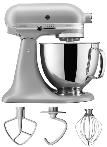 Omkleden beha aantal KitchenAid Artisan Mixer 5KSM125EFG Mat Grey - Coolblue - Voor 23.59u,  morgen in huis