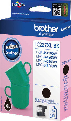 Brother LC-227XL Cartridge Zwart Main Image