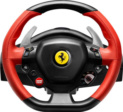 Thrustmaster ferrari 458 spider racing wheel hot sale for xbox one compatible games