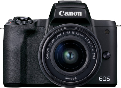 Verandering Verzamelen Doe alles met mijn kracht Canon EOS M50 Mark II Zwart Starterskit - EF-M 15-45mm + Tas + Geheugenkaart  - Coolblue - Voor 23.59u, morgen in huis