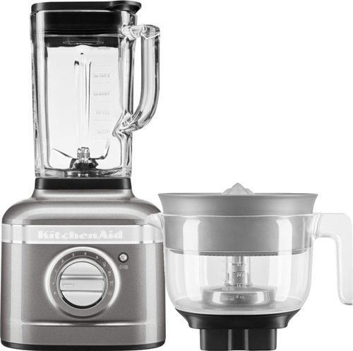 Misbruik grillen Of KitchenAid Artisan K400 5KSB4026EMS Tingrijs + citruspers opzetstuk -  Coolblue - Voor 23.59u, morgen in huis