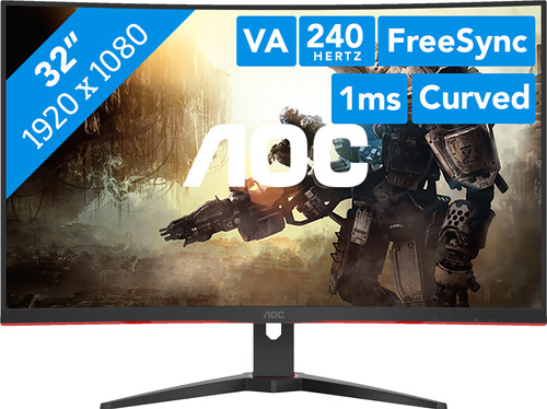 GFT27CXB 27” 240Hz Gaming Monitor — 1MS, FHD, FreeSync, G-Sync