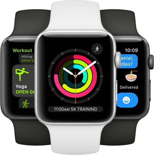 Apple Watch Series 3 38mm - Goedkope Apple Smartwatch met GPS, belfunctie en bericht verzend optie. 