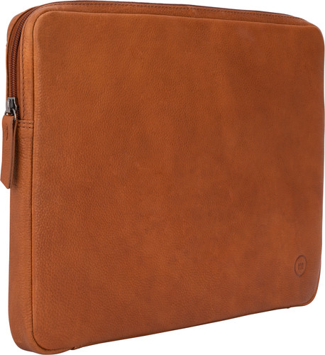 BlueBuilt 14-inch Laptop Cover Width 32 - 33cm Leather Cognac Main Image