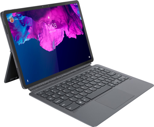 Lenovo Tab P11 Pro Keyboard Cover QWERTY Gray - Coolblue - Before 23:59,  delivered tomorrow