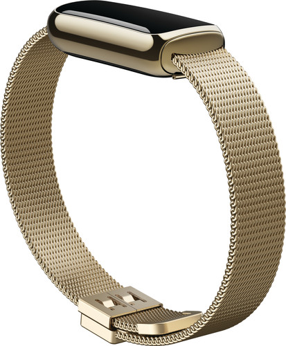 paspoort klein Martelaar Fitbit Luxe Milanees Bandje Goud - Coolblue - Voor 23.59u, morgen in huis