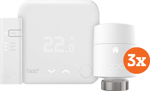 Tado Slimme Thermostaat V3+ startpakket + 3 radiatorknoppen Main Image