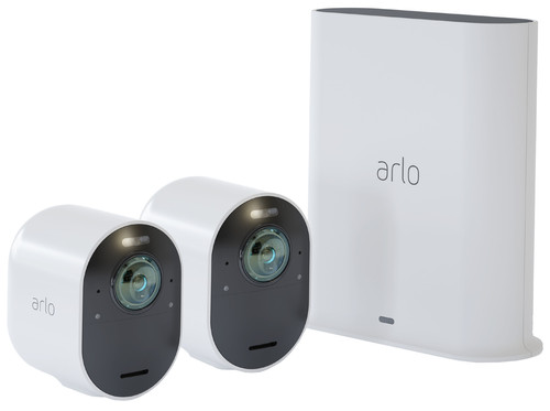 Arlo Ultra Beveiligingscamera 4K Wit Duo Pack - Coolblue - morgen in huis