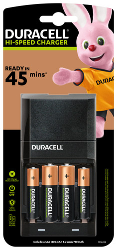 onbekend Voorrecht Oneerlijkheid Duracell Hi-Speed batterijlader AA - AAA - Coolblue - Voor 23.59u, morgen  in huis