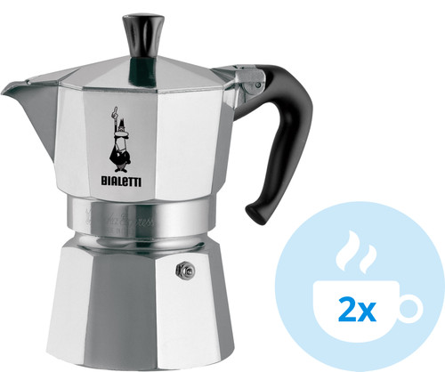 oneerlijk Keel Onderzoek Bialetti Moka Express 2 kopjes - Coolblue - Voor 23.59u, morgen in huis