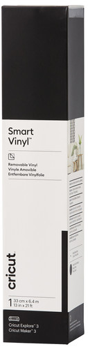 Cricut Smart Vinyl Verwijderbaar 33x640 Zwart Main Image