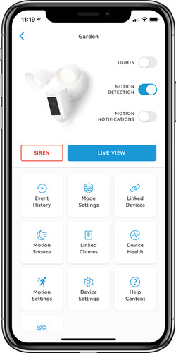 DE BESTE RING FLOODLIGHT CAM WIRED PLUS ZWART