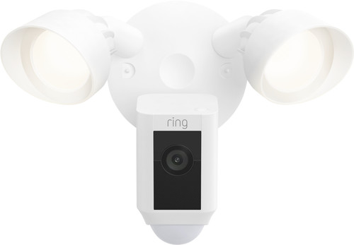 DE BESTE RING FLOODLIGHT CAM WIRED PLUS WIT