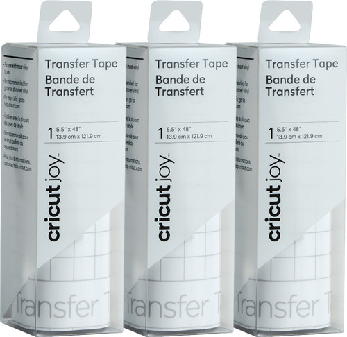 Cricut Joy StandardGrip Transfer Tape 14x122 Transparent 3-Pack Main Image