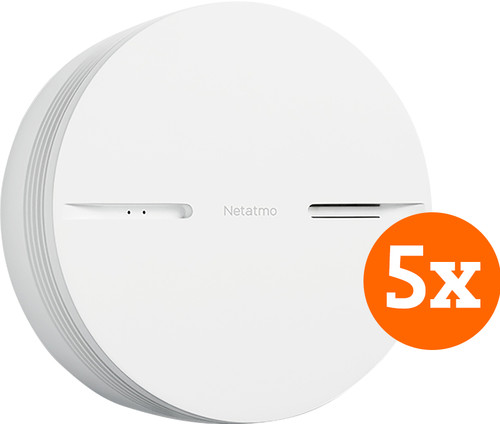 Netatmo Slimme Rookmelder (10 jaar) 5-Pack Main Image