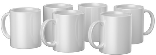 Cricut Mug 350ml 6-Pack (White) Main Image