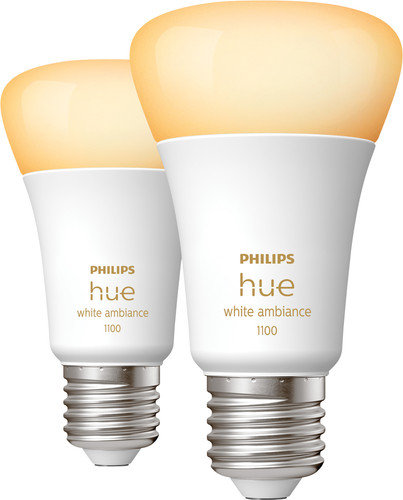 Philips Hue White Ambiance E27 1100lm Duo pack Main Image