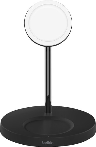 Belkin 2-in-1 Draadloze MagSafe Oplader 15W Zwart - Coolblue - Voor 23.59u,  morgen in huis
